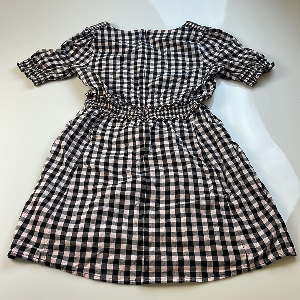 Sezane Women Checkered Black And White Dress X34-42 - Picture 8 of 8